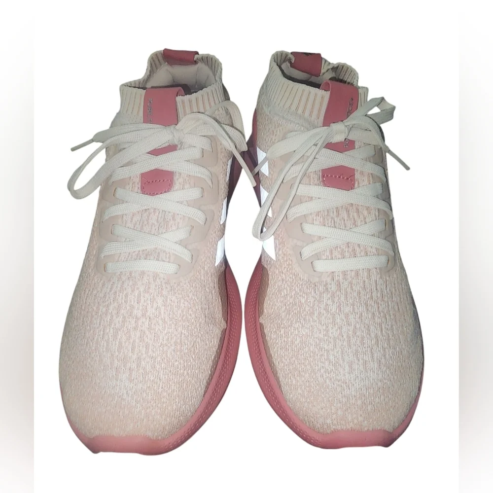 Adidas Womens Purebounce+ Pink Running Shoes, Womens 10 - Picture 3 of 7